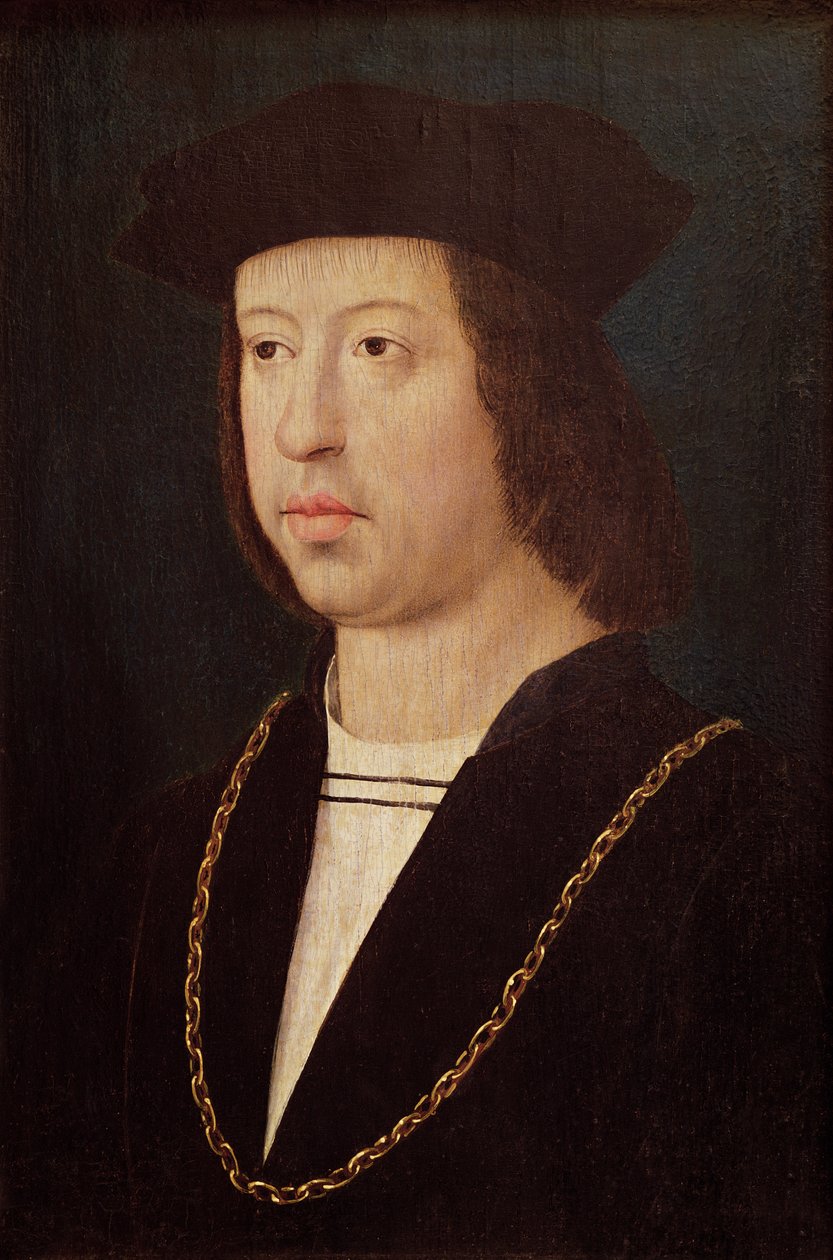 II. Ferdinánd (1452-1516) spanyol király portréja alkotó: Master of the Legend of St. Madeleine
