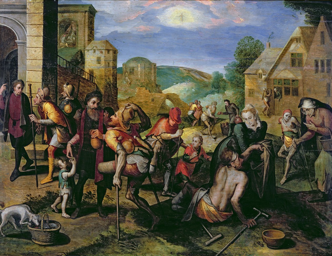 Az irgalmasság művei alkotó: Master of the Prodigal Son