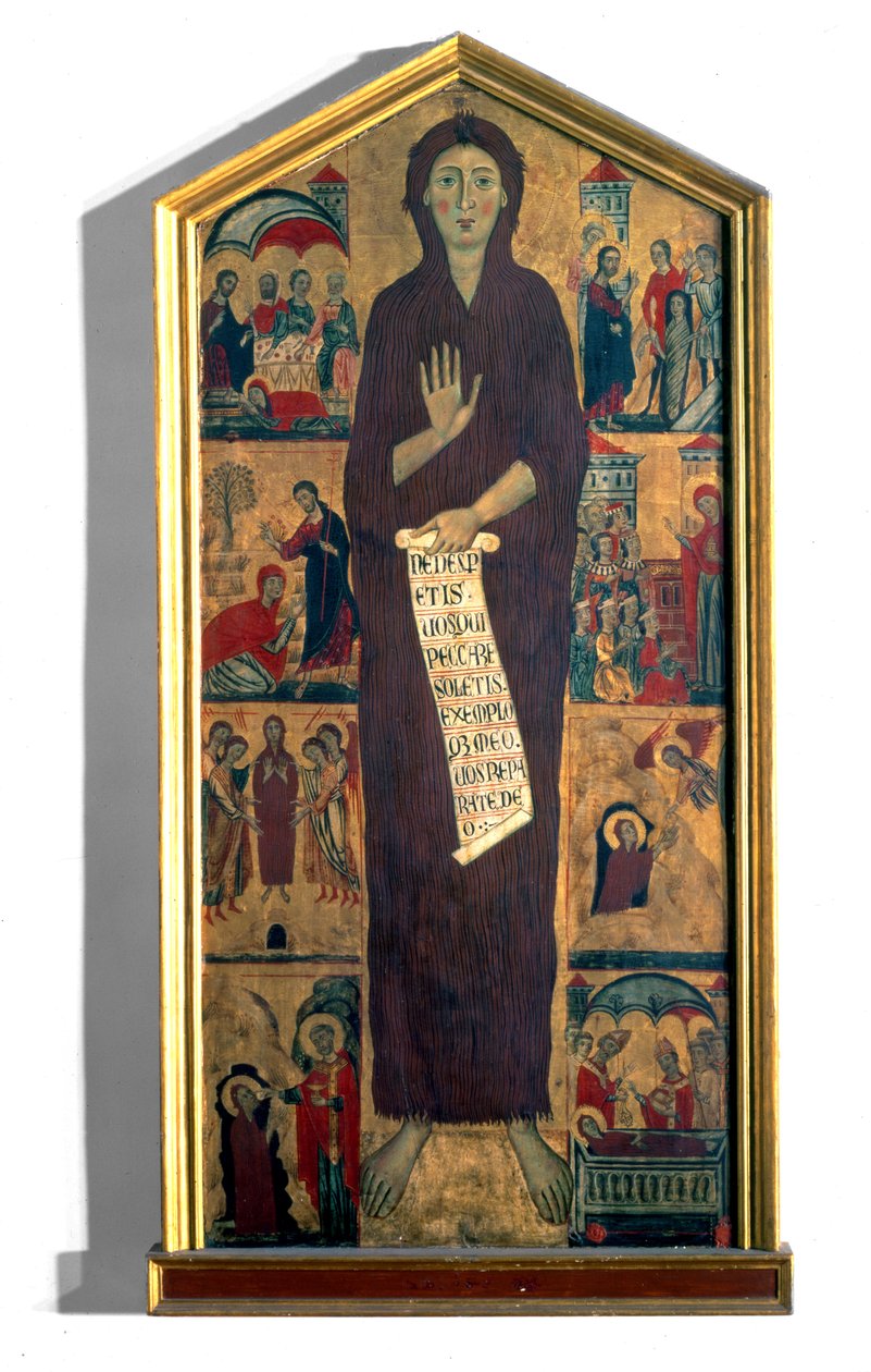 Szent Mária Magdolna nyolc jelenettel az életéből (panel) alkotó: Master of the St. Mary Magdalene