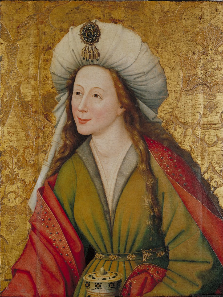 Szent Mária Magdolna, 1450 körül (olaj, vászon a táblára ragasztva) alkotó: Master of the Sterzing Altarpiece