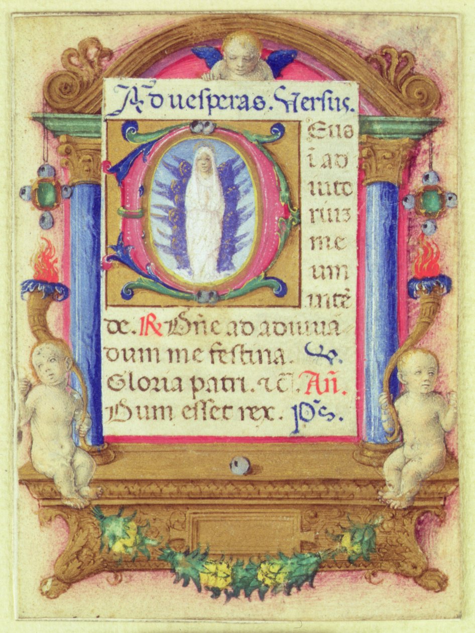 Szűz dicsőségben, 1480 körül alkotó: Master of the della Rovere Missals Master of the della Rovere Missals
