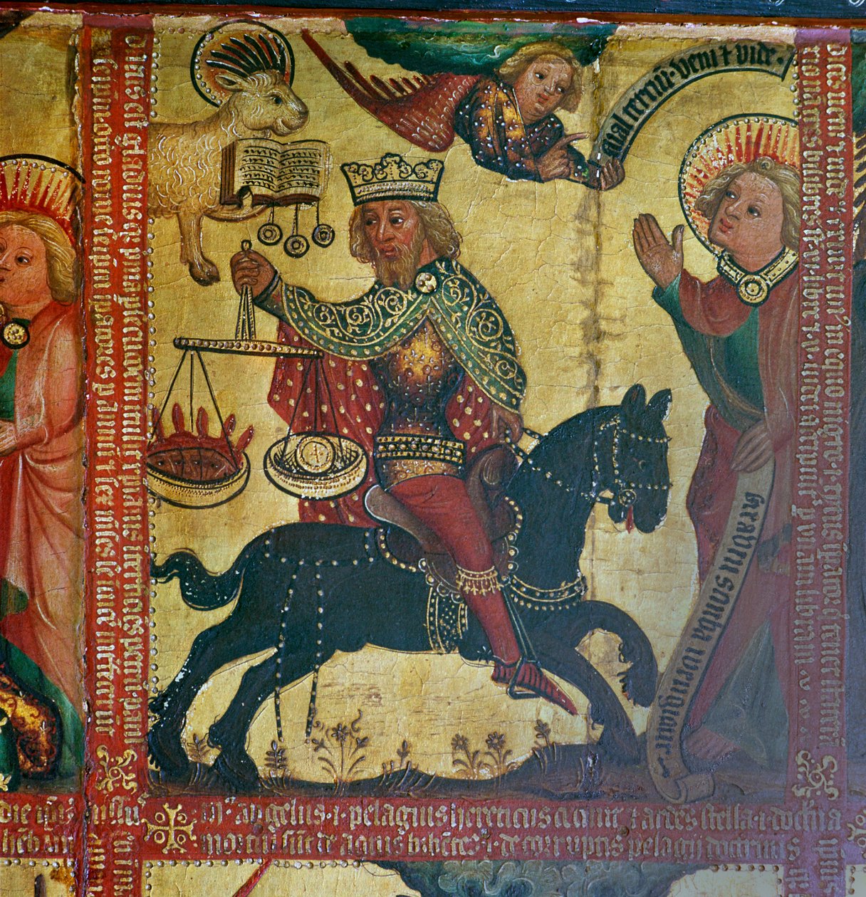 Titusz császárt ábrázoló festmény, 14. század alkotó: Master Bertram of Hamburg