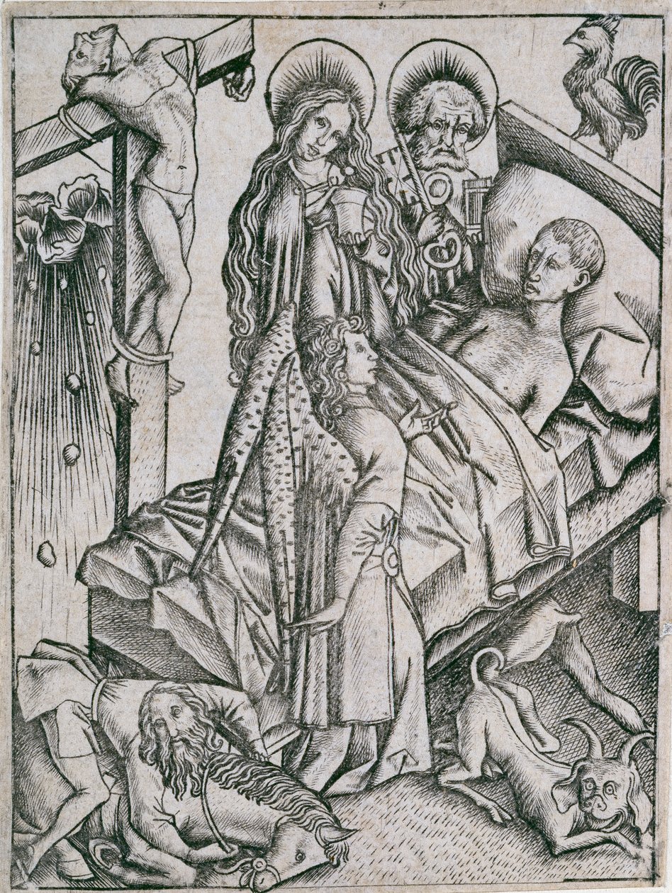 Vigasz a magabiztosságon keresztül, c1460-as évek. alkotó: Master ES