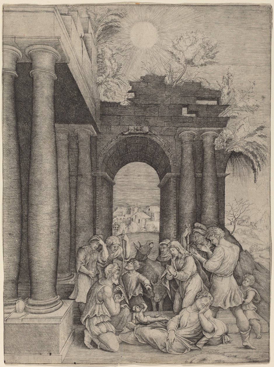 A Pásztorok imádata alkotó: Master HFE after Domenico Beccafumi
