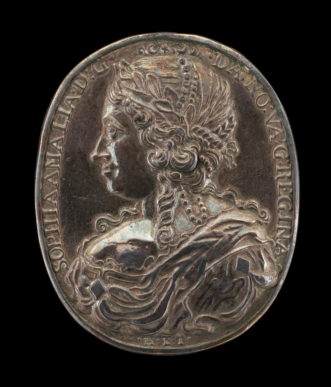 Sophia Amelia, 1628-1685, III. Frigyes felesége 1643 [fordítva], c. 1648. alkotó: Master H.L.T.