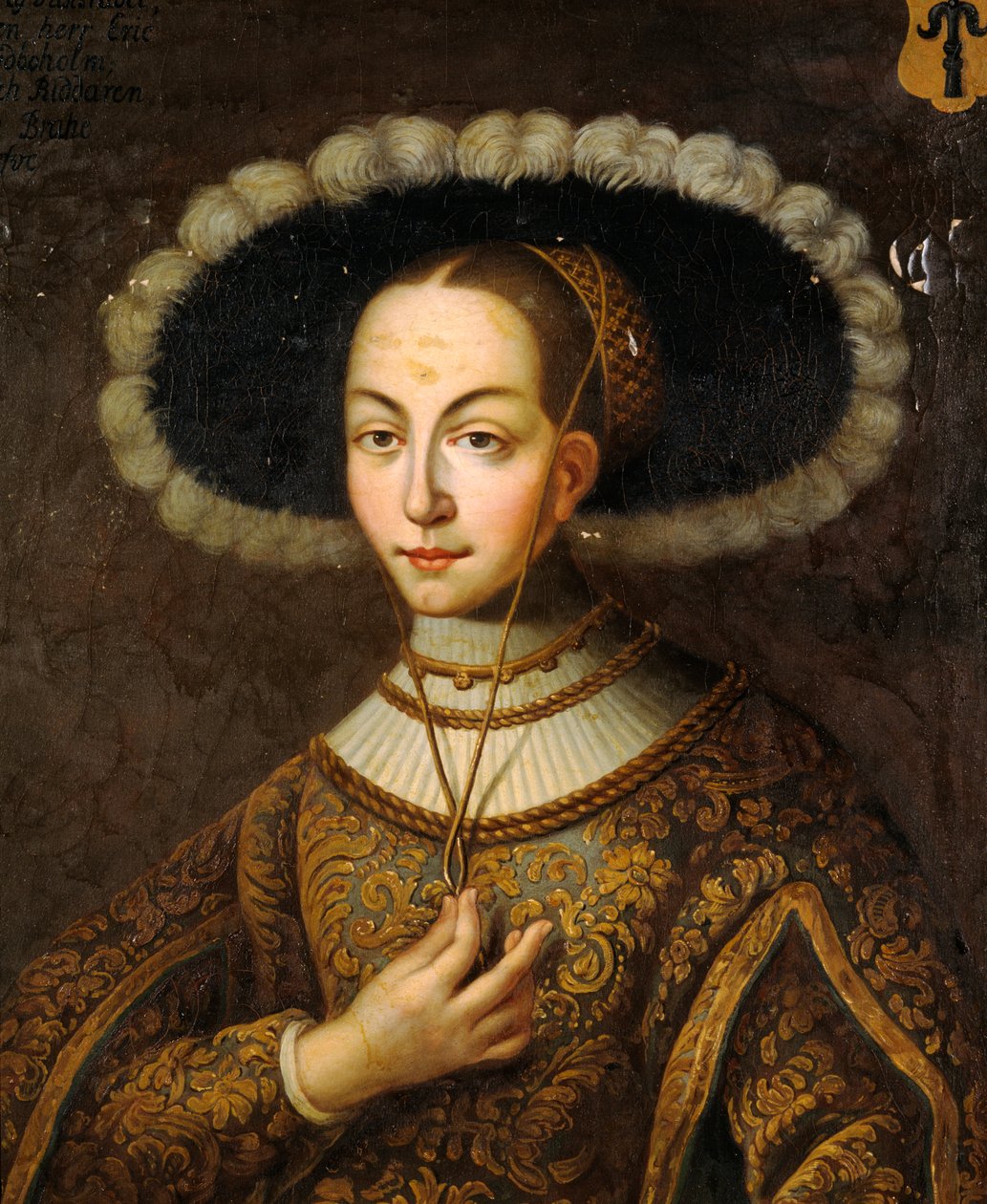 Margareta Eriksdotter Vasa 1497-1536, I. Gusztáv svéd király nővére portréja. alkotó: Master Hillebrandt