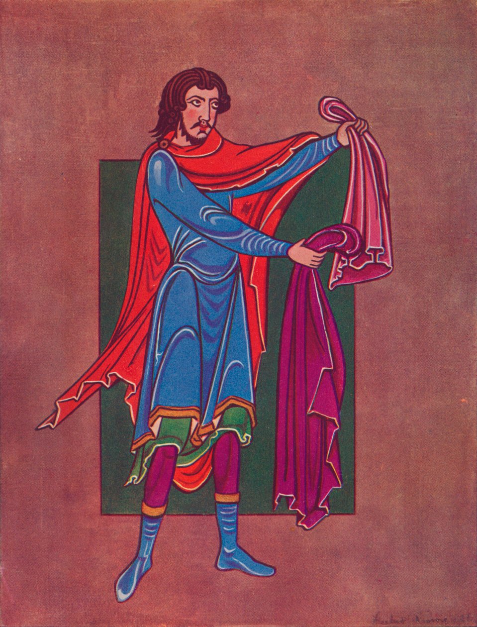 „Elkanah a St. Eadmundsbury Bibliából”, c1135, 1927 alkotó: Master Hugo