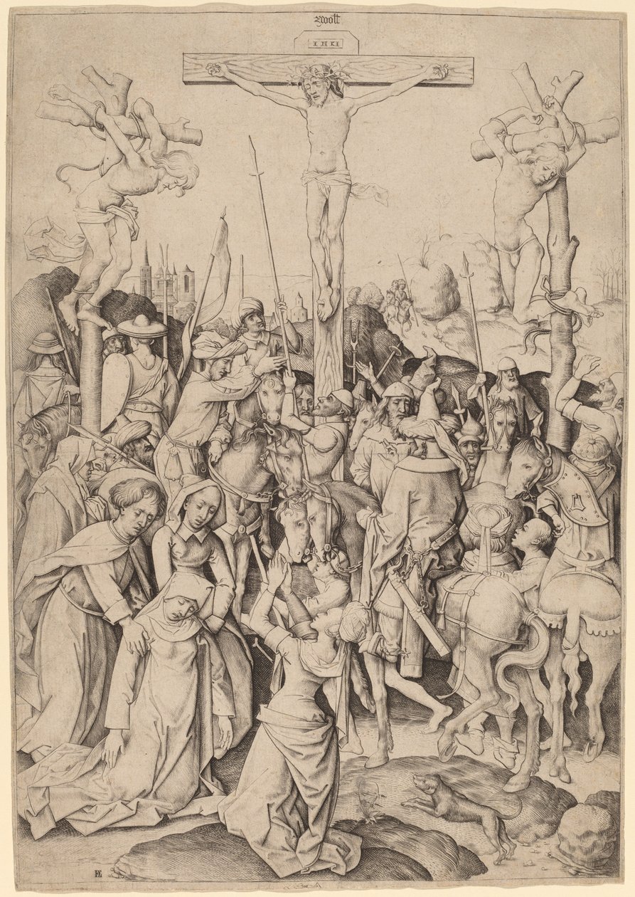 A Kálvária hegye alkotó: Master I.A.M. of Zwolle