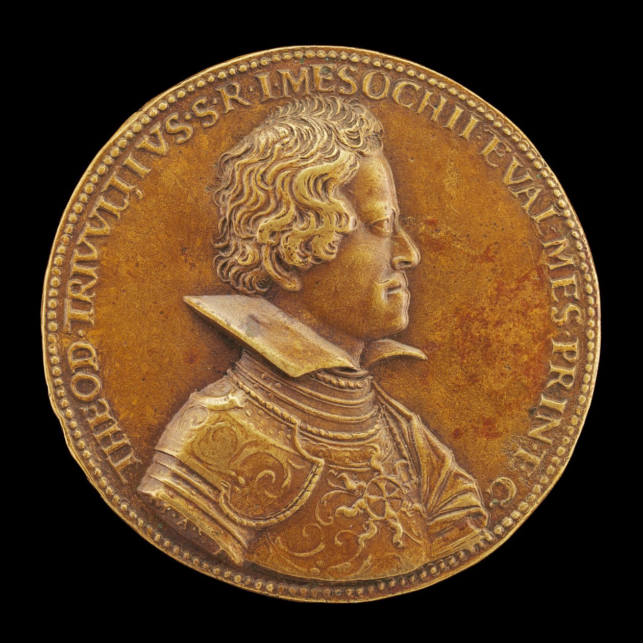 Teodoro Trivulzio, 1597-1657, a Szent Római Birodalom hercege, Mesocco grófja...17. század közepe. alkotó: Master M.A.S.