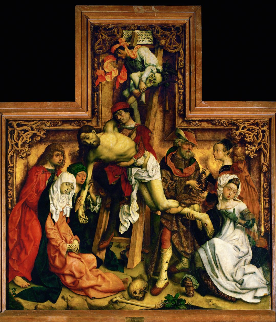 A keresztről való leszállás, a Val de Grace templomból ... alkotó: Master St. Barthelemy