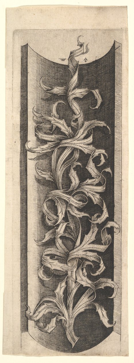 Foliate Ornament, kb. 1465-90. alkotó: Master W. with the Key