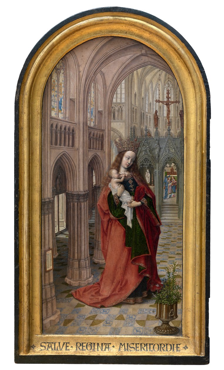 Madonna a templomban, 1499 körül (olaj, tábla) alkotó: Master of 1499