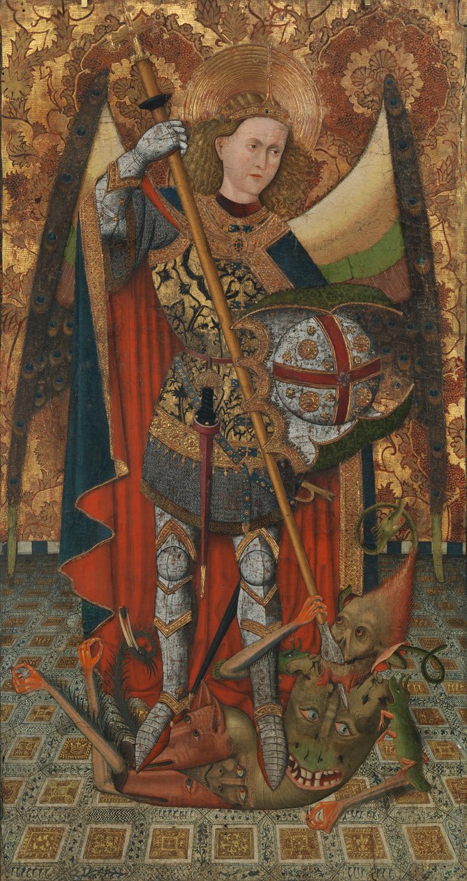 Szent Mihály, 1450-1500. alkotó: Master of Belmonte
