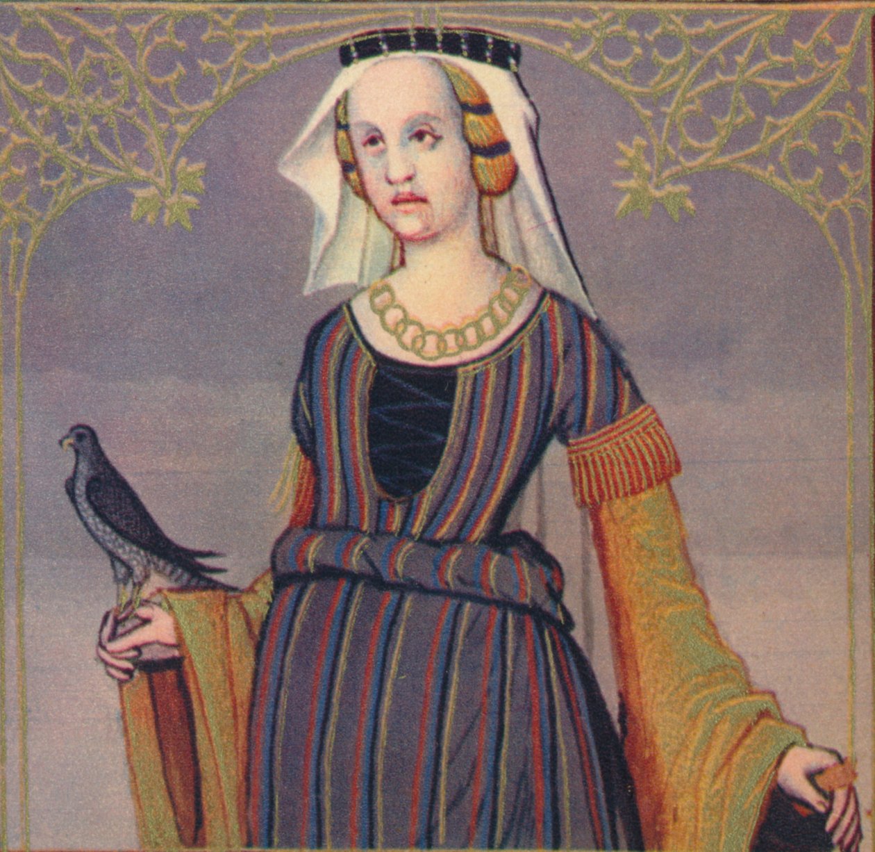 „Megulia – A felruházott jó”, 1403, alkotó: Master of Berry