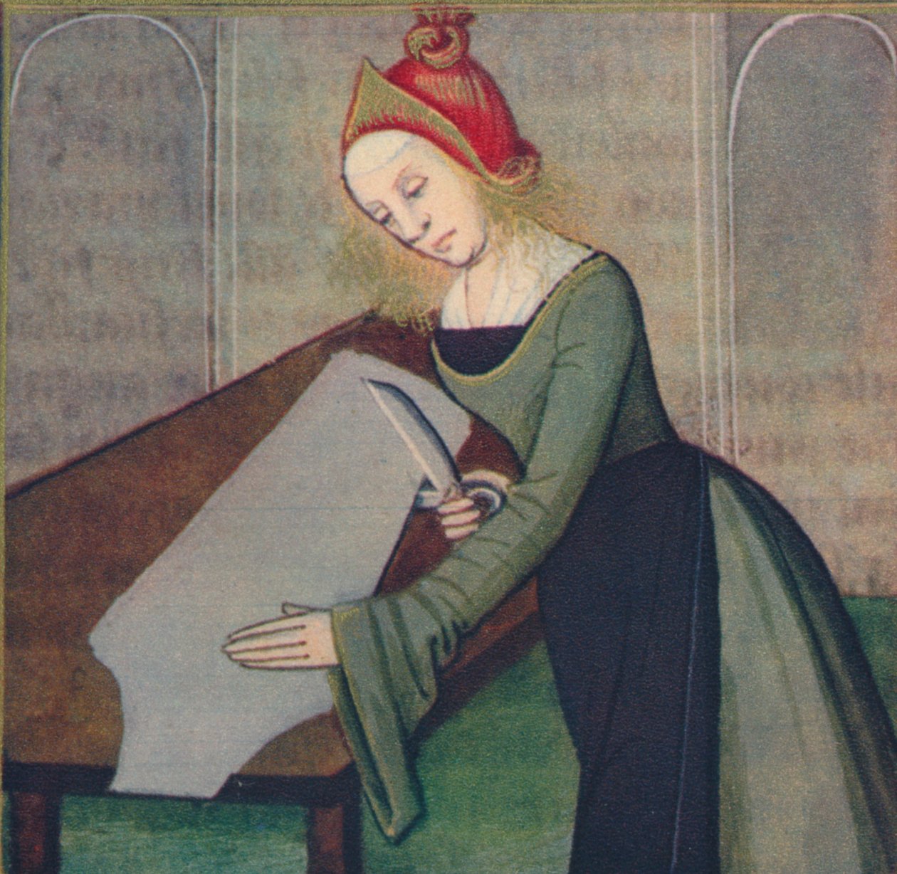 „Pálos – római nő”, 1403, 1939 alkotó: Master of Berry