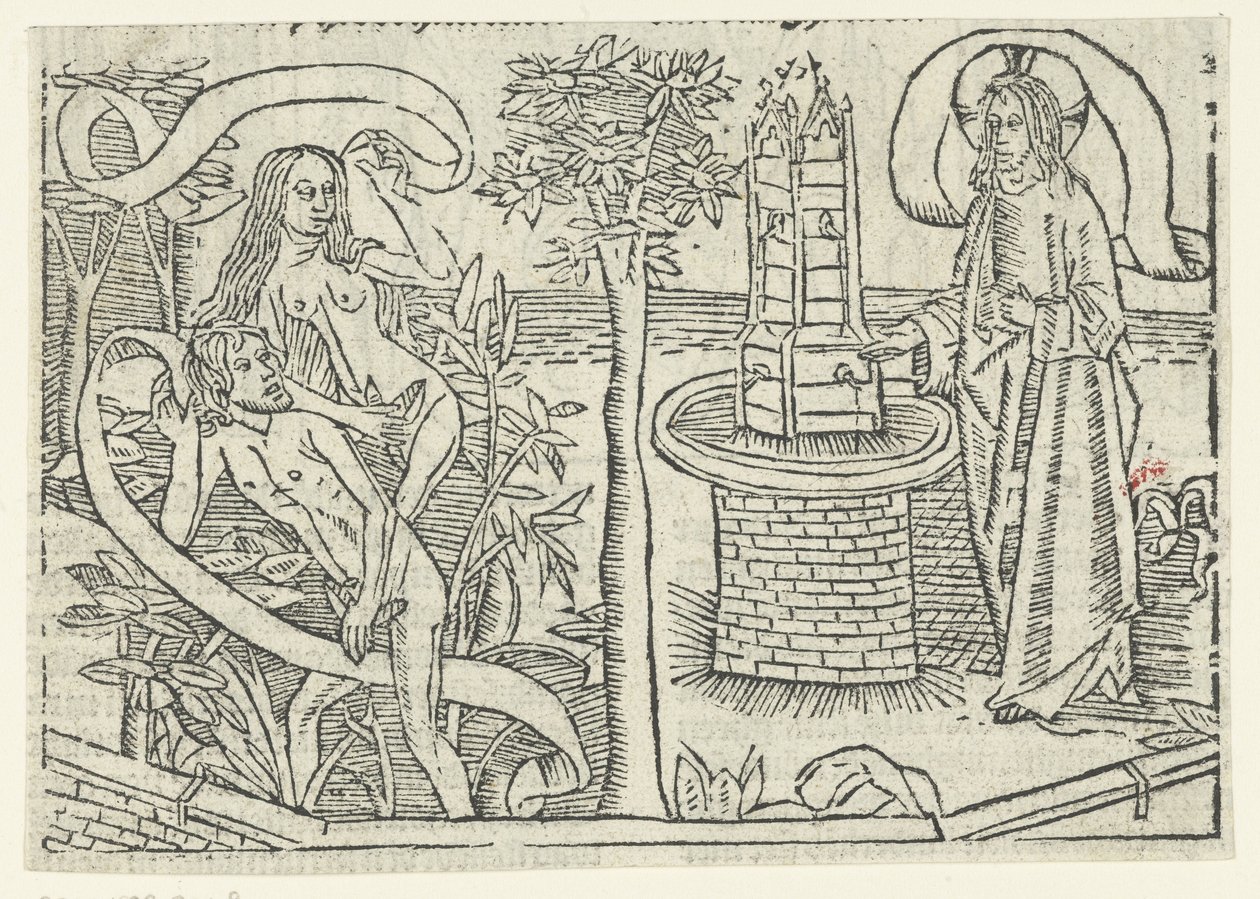 Kiűzetés a Paradicsomból alkotó: Master of Delft (attributed to)