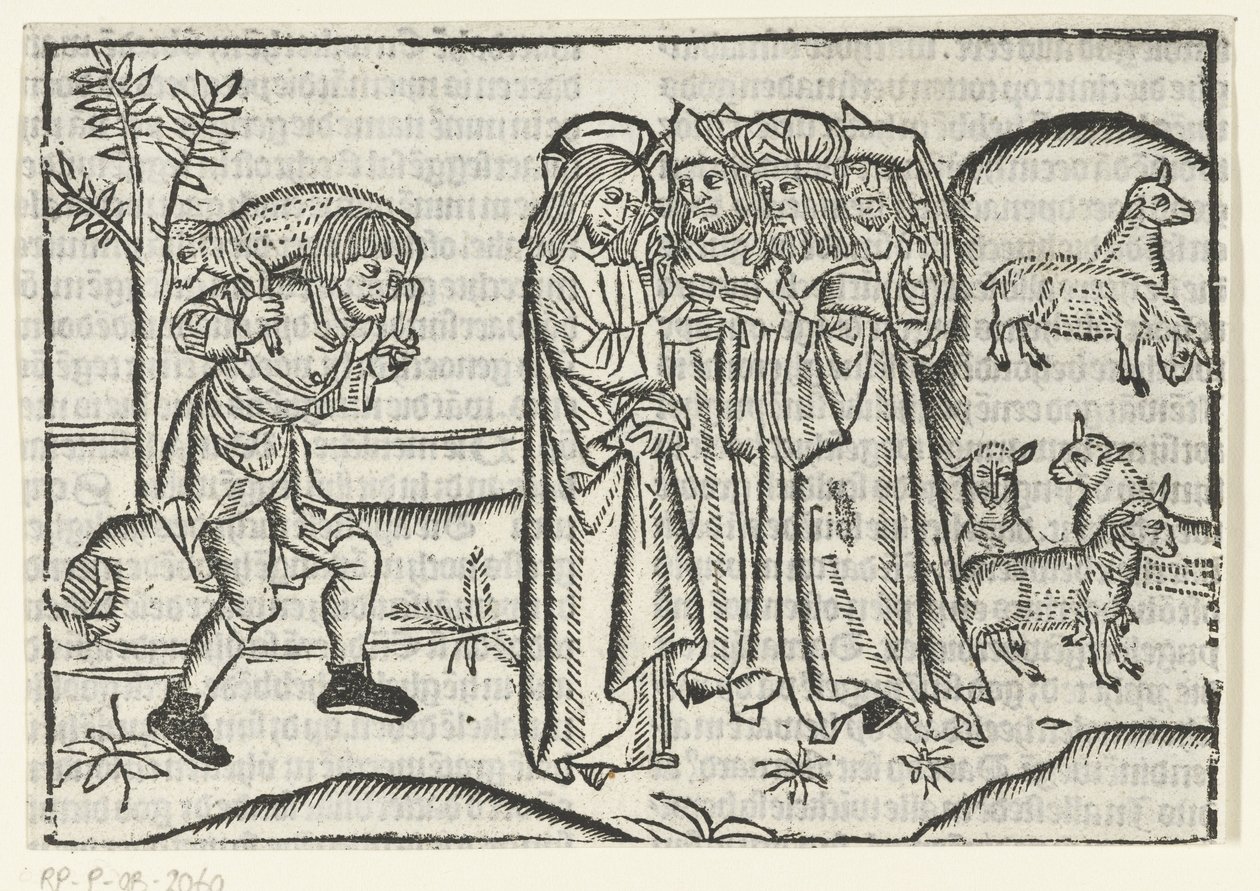 Példabeszéd az elveszett bárányról alkotó: Master of Delft (attributed to)