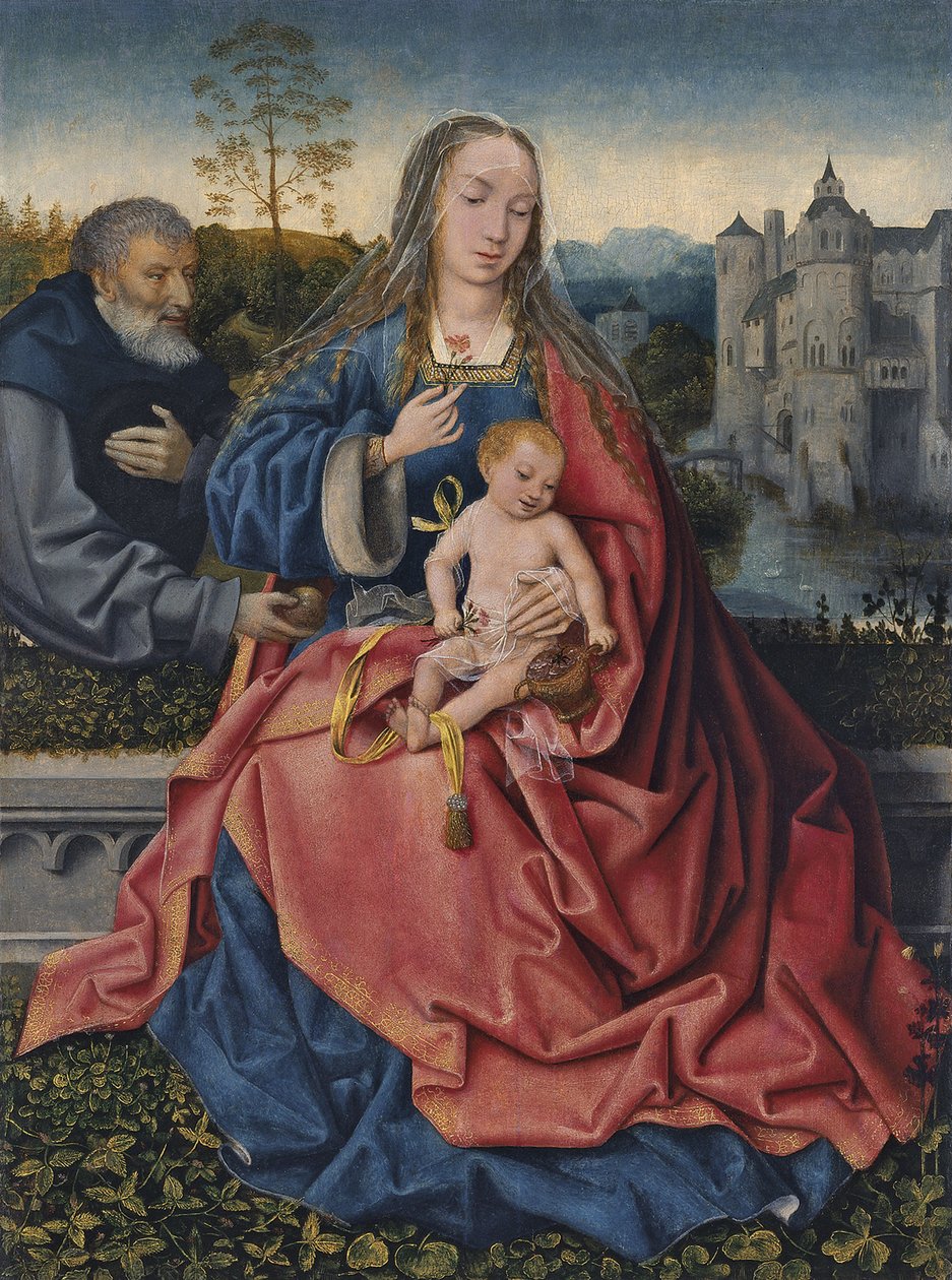 A Szent Család alkotó: Master of Frankfurt