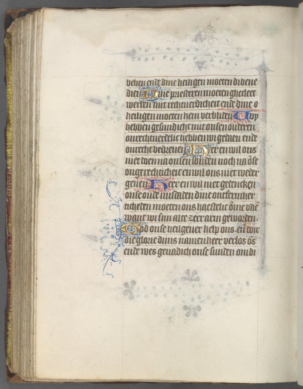 Órakönyv (utrechti használat): fol. 174v, szöveg alkotó: Master of Gijsbrecht van Brederode
