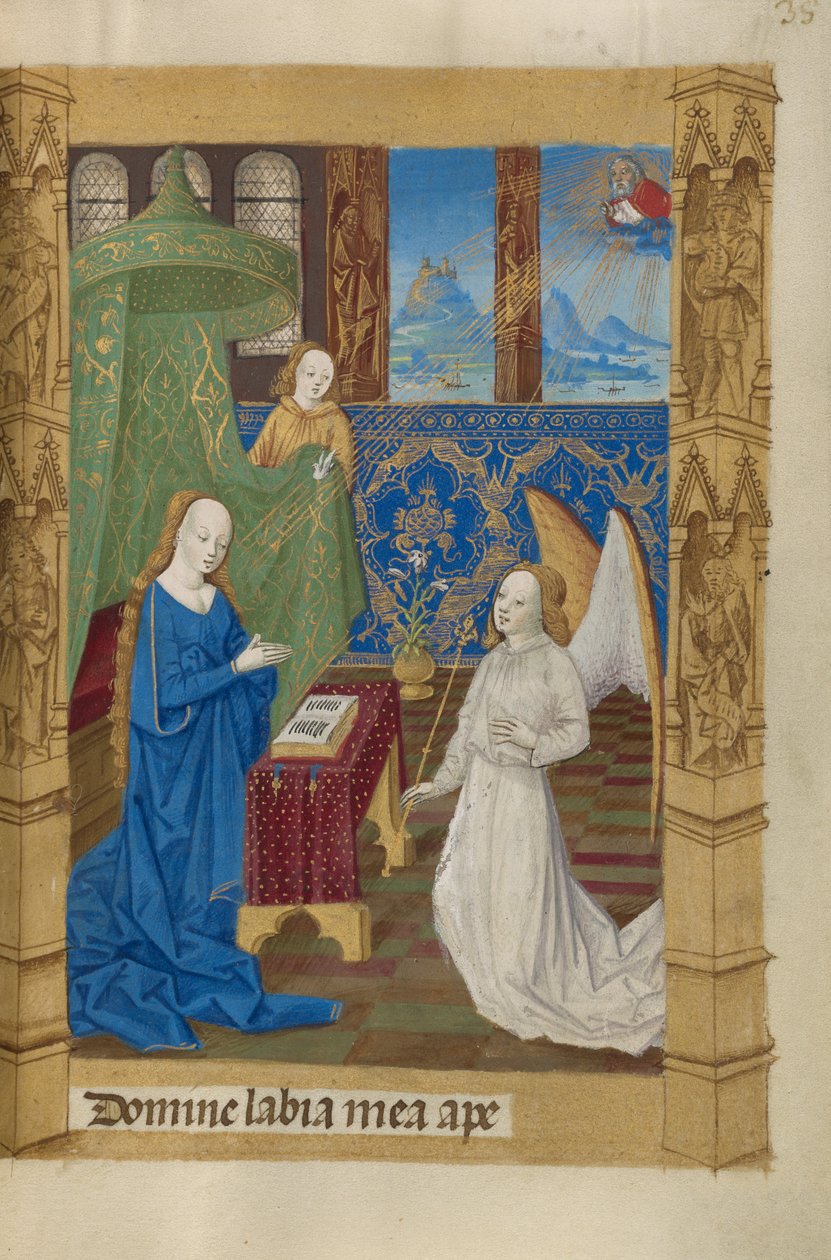 Az Annunciáció alkotó: Master of Guillaume Lambert
