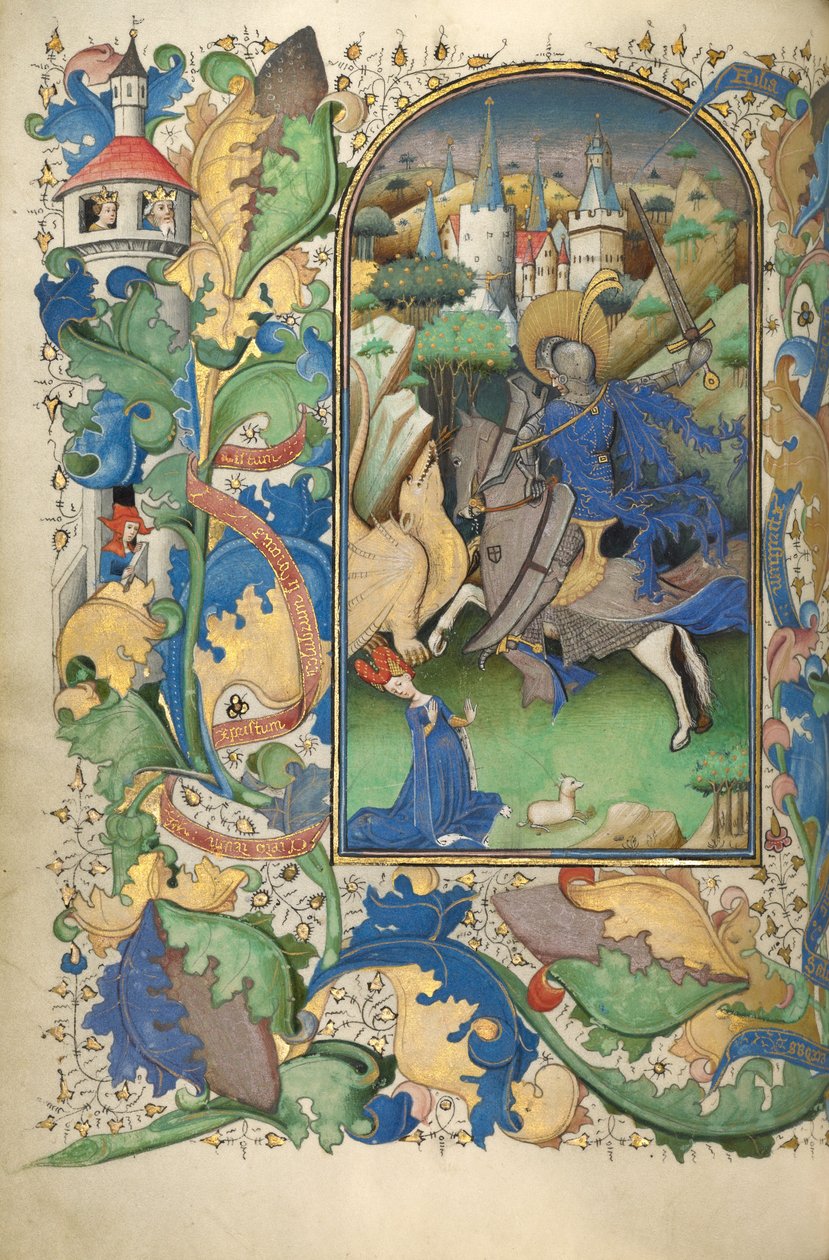Szent György és a sárkány alkotó: Master of Guillebert de Mets