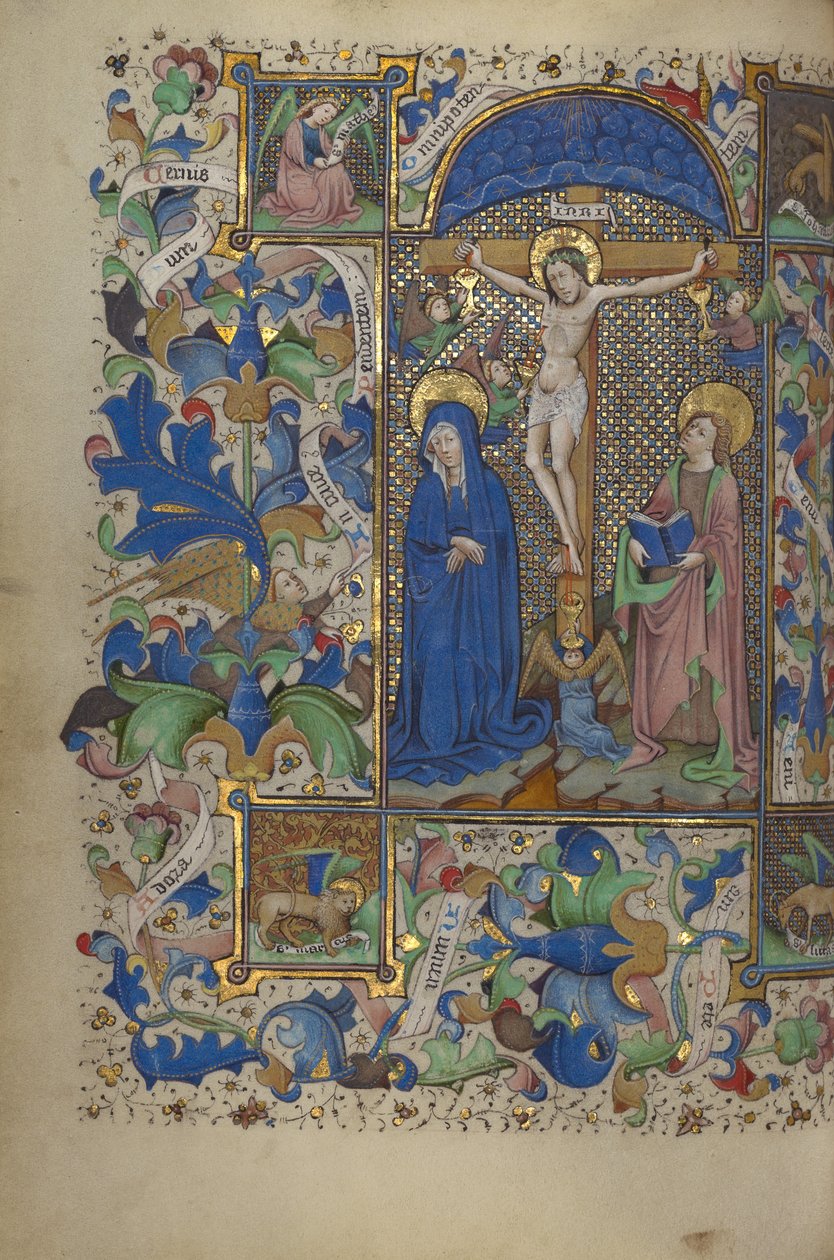 A keresztre feszítés alkotó: Master of Guillebert de Mets