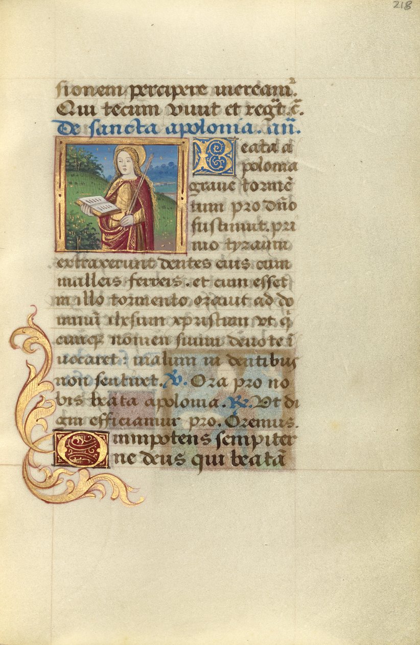Szent Apollónia alkotó: Master of Jacques de Besançon