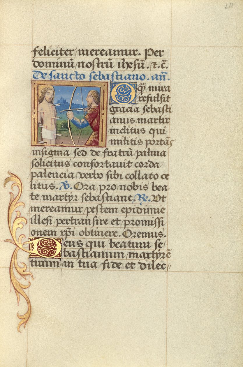 Szent Sebestyén alkotó: Master of Jacques de Besançon