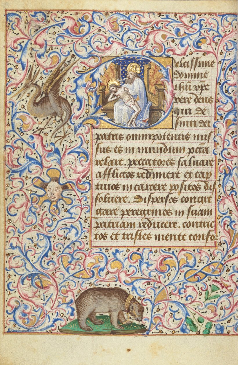 A kegyelem trónja Szentháromság alkotó: Master of Jean Rolin II (Hand B)