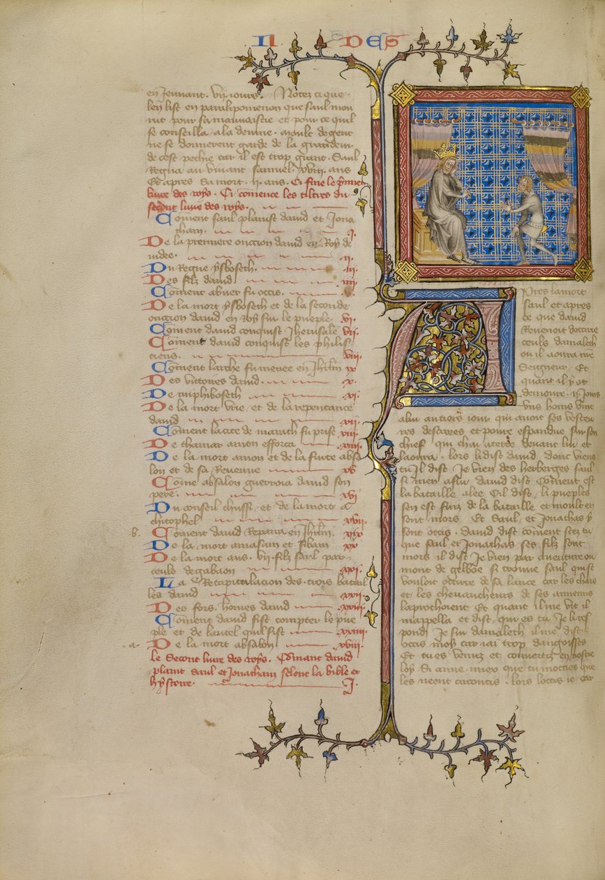 Saul Sámuel előtt alkotó: Master of Jean de Mandeville