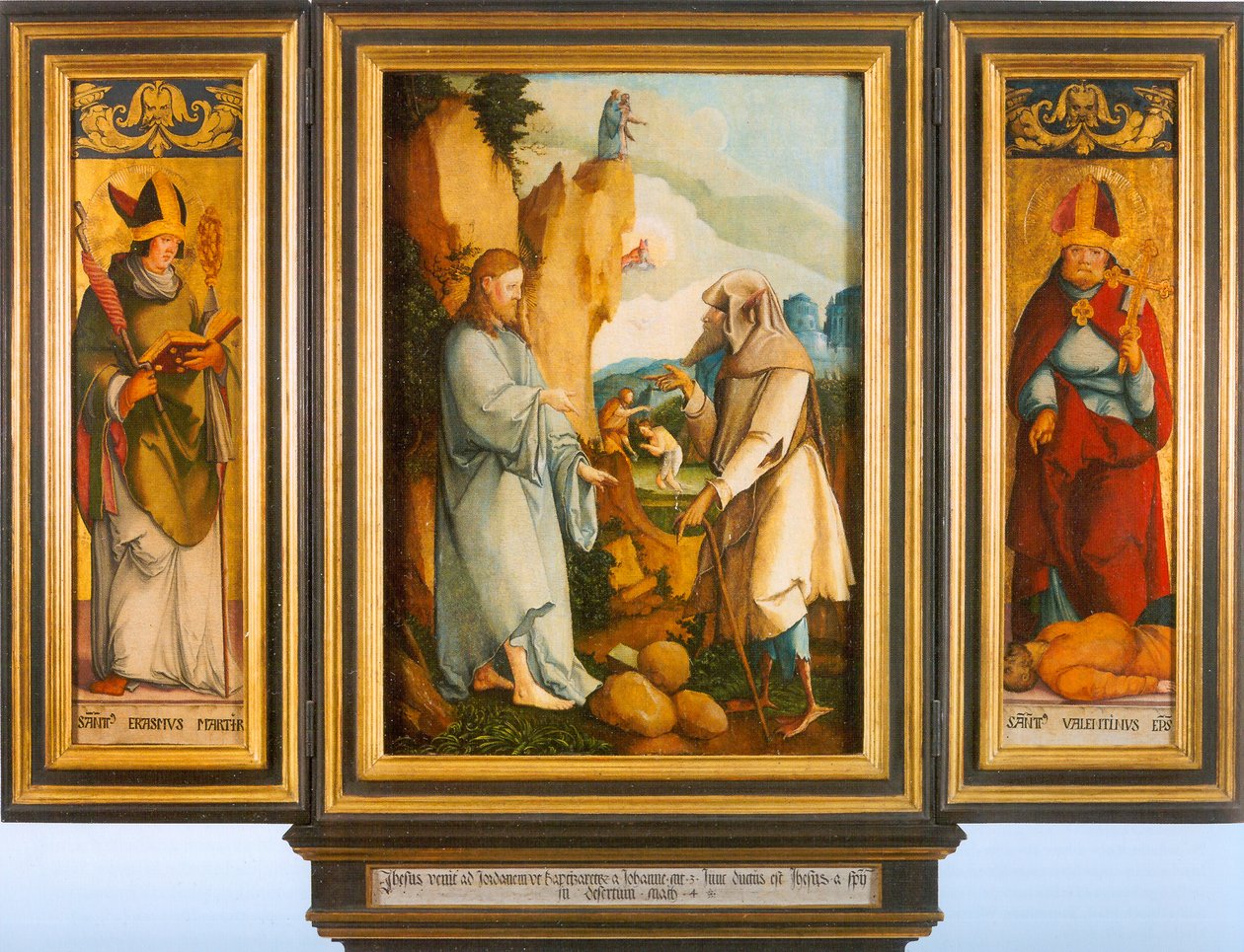 A St. Galleni kísértés tekercs alkotó: Master of Messkirch