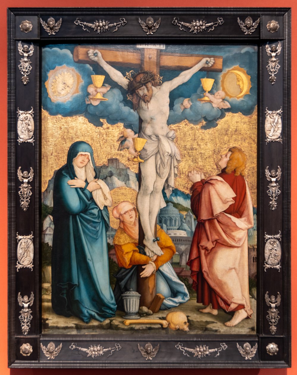 Német: Die Kreuzigung Christi Krisztus keresztre feszítése alkotó: Master of Messkirch