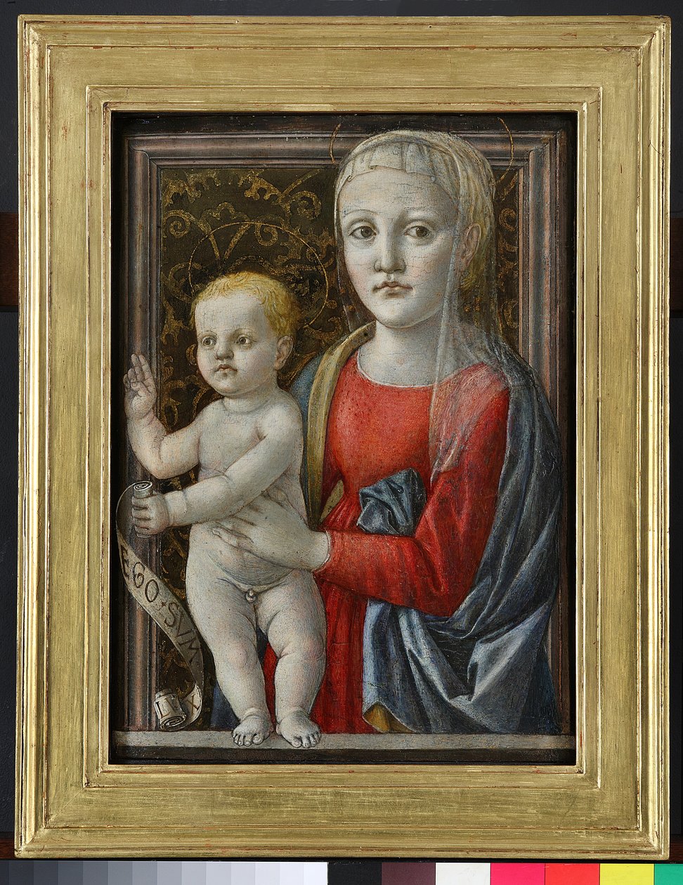 Madonna és gyermeke, 1440-1450 körül alkotó: Master of Pratovecchio
