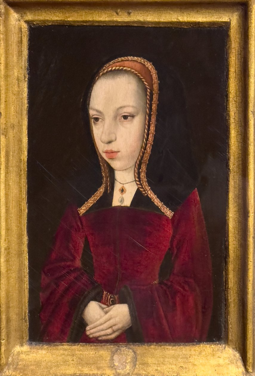 A fiatal osztrák Margit portréja, 1496 körül (olaj, fa) alkotó: Master of Princely Portraits