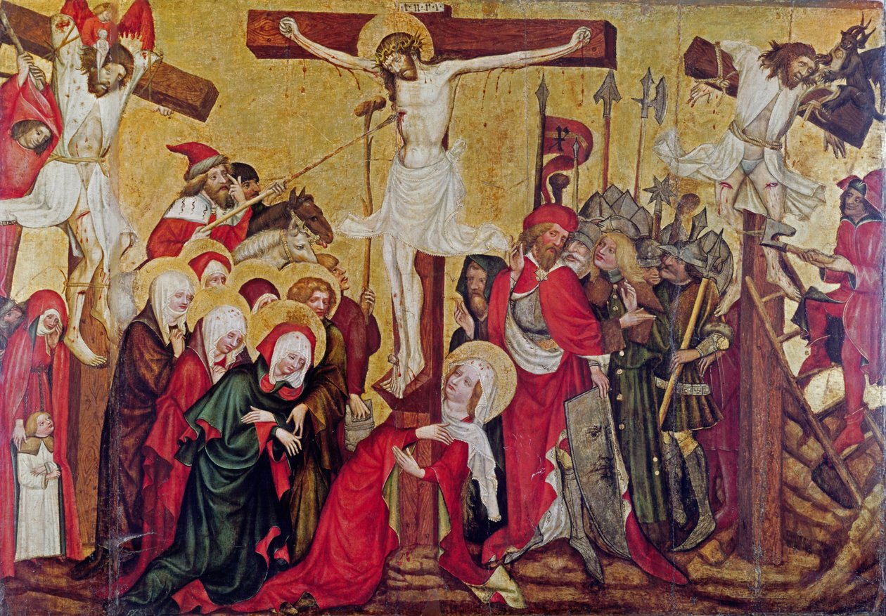 Rajhrad oltárkép, 1420 körül (tempera a panelen) alkotó: Master of Raigern