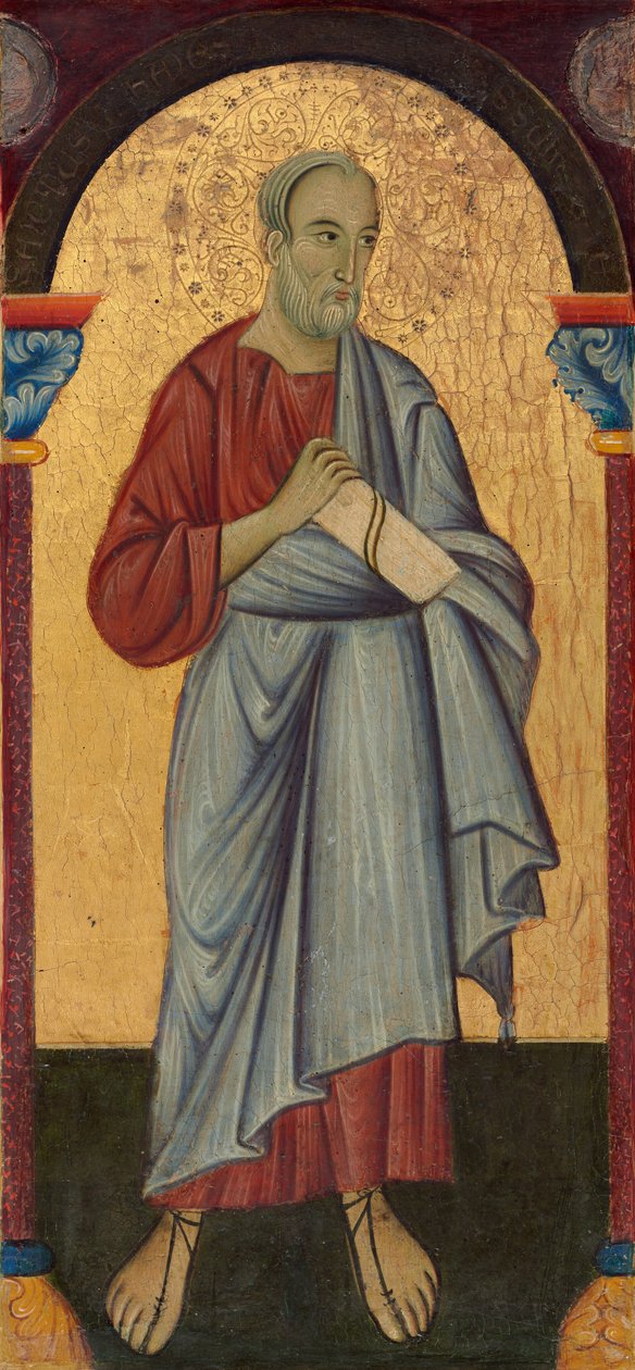 Szent János evangélista, c. 1272. alkotó: Master of Saint Francis