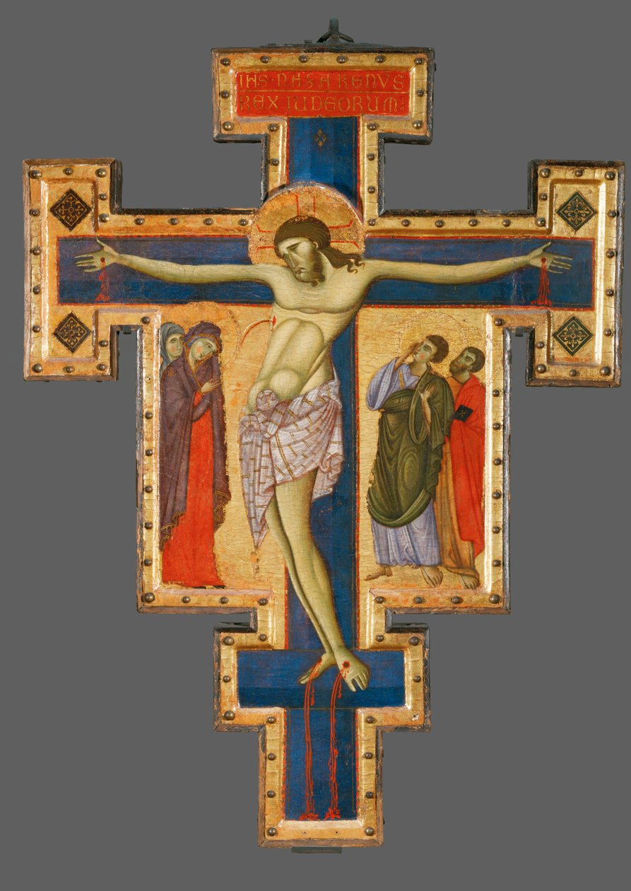Kereszt, Umbriából, 13. század második fele ... alkotó: Master of Saint Francis of Assisi