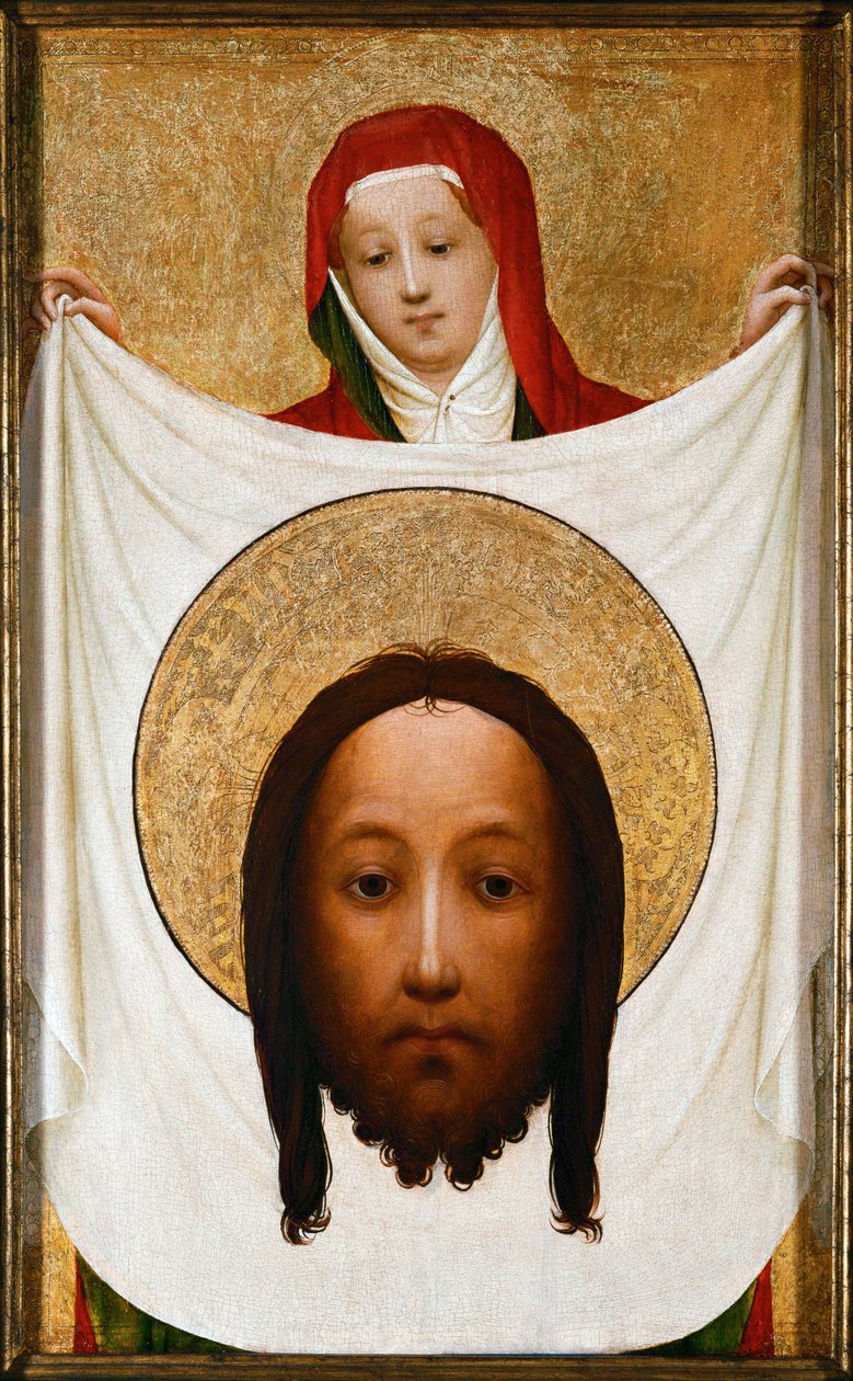 Szent Veronika Krisztus sudáriumával (olaj, diófa) alkotó: Master of Saint Veronica