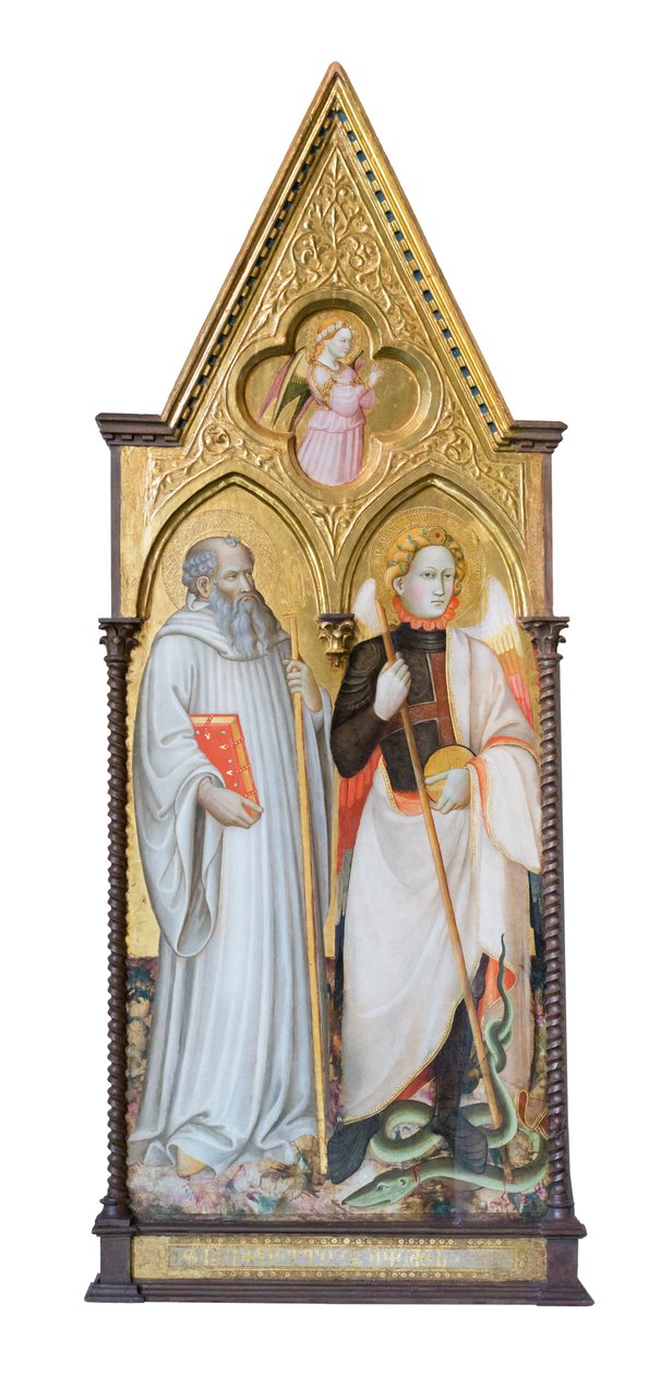 Szent Benedek és Mihály arkangyal alkotó: Master of San Davino