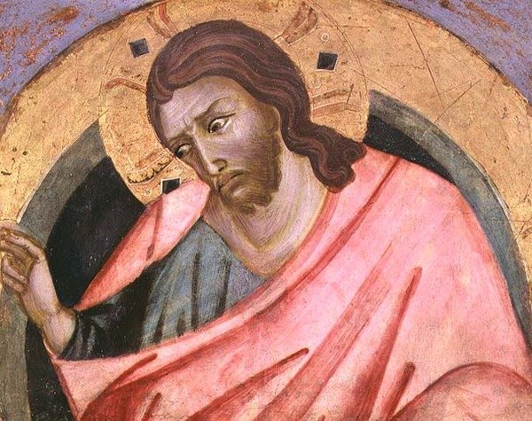 Krisztus áldása (olaj a táblán) alkotó: Master of San Torpe