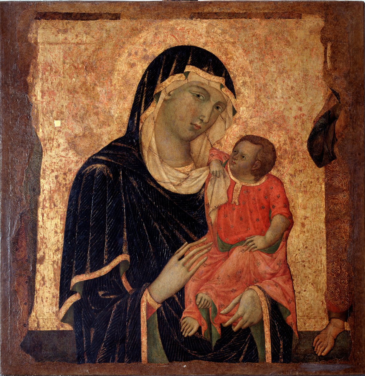 Szűz gyermekkel (Festmény, 1350 körül) alkotó: Master of Santa Maria di Castello