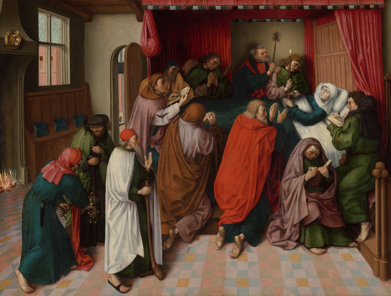A Szűz halála Mary halálos ágya alkotó: Master of the Amsterdam Death of