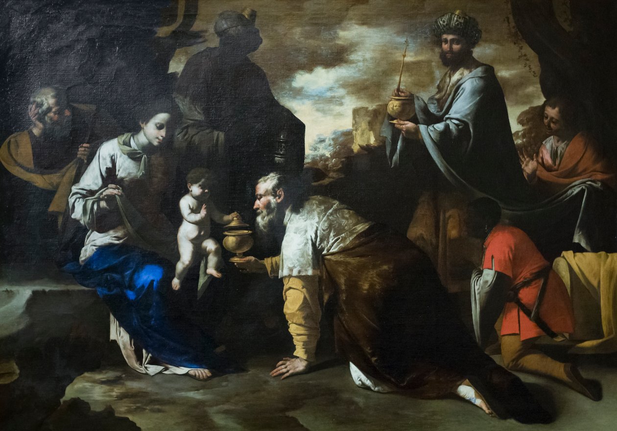 A mágusok imádata alkotó: Master of the Annunciation to the Shepherds