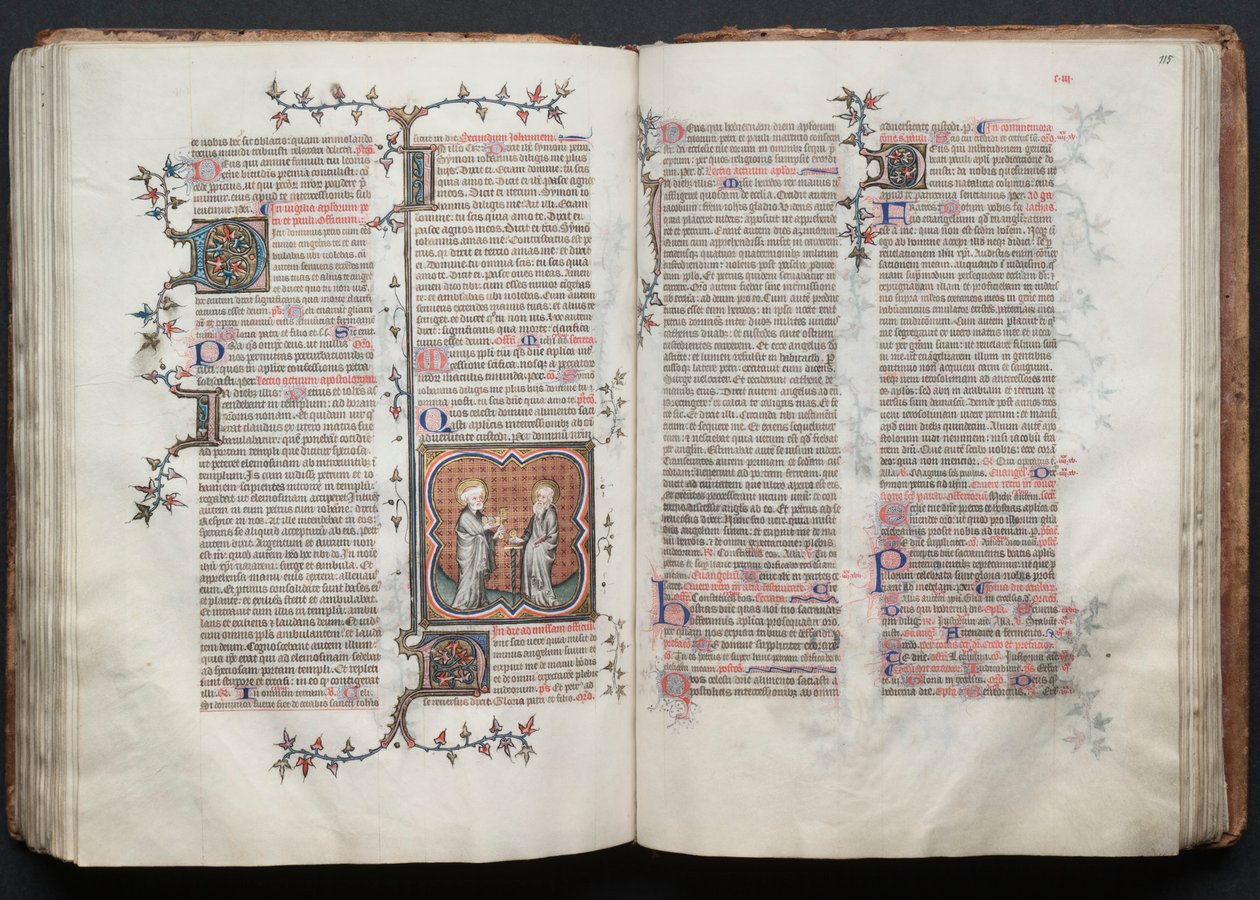 A Gotha Misekönyv:  Fol. 114v, Szent Péter és Pál alkotó: Master of the Boqueteaux