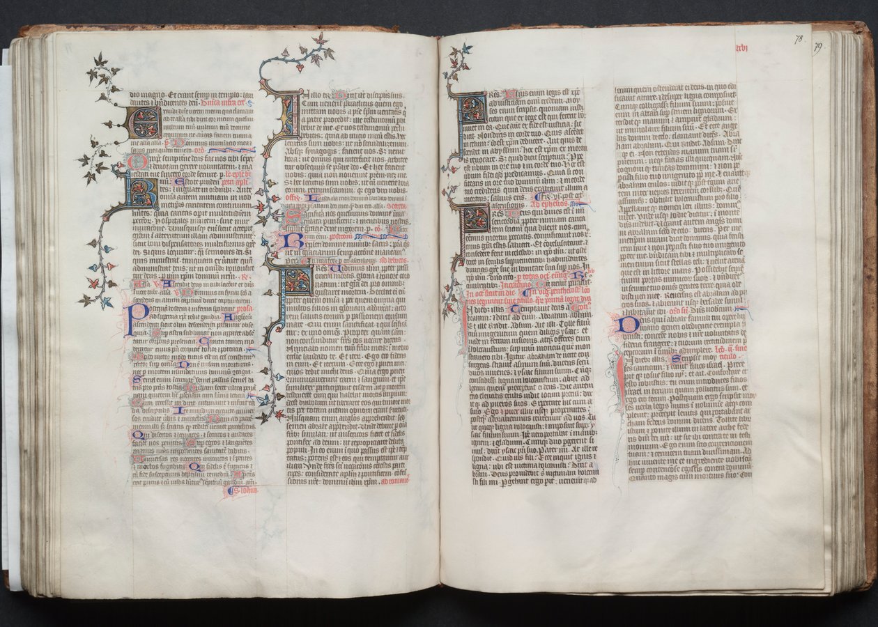 A Gotha Misekönyv: Fol. 78r, Szöveg, c. 1375. alkotó: Master of the Boqueteaux