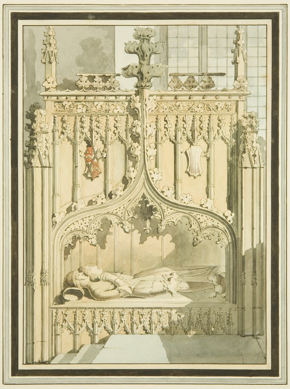Sir Maurice Berkeley és felesége képmásai a Szent Márk-templomban alkotó: Master of the Bristol Church Monuments