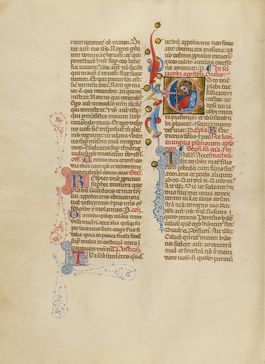 E kezdetű: Nagy Szent Jakab alkotó: Master of the Brussels Initials