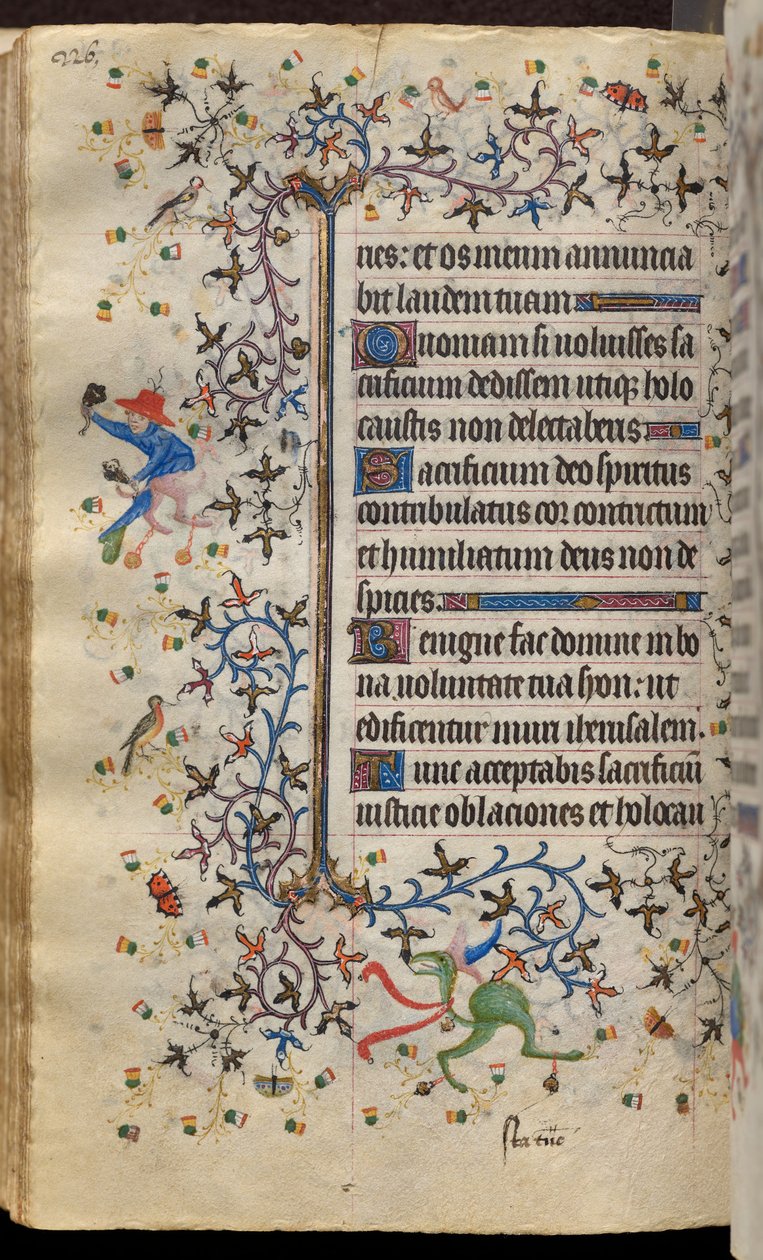 Nemes Károly, Navarra királyának (1361-1425) órái: fol. 113v, Szöveg alkotó: Master of the Brussels Initials and Associates