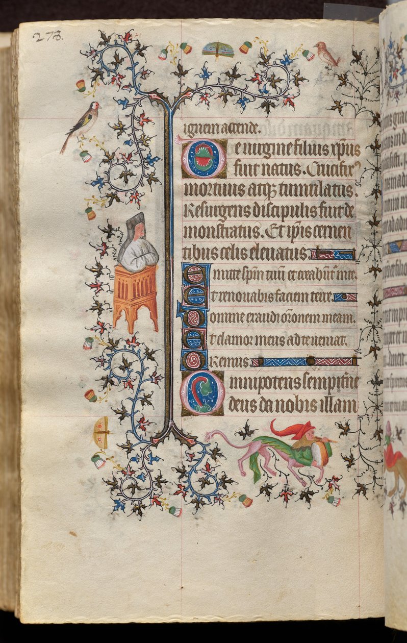 Nemes Károly, Navarra királyának (1361-1425) órái: fol. 139v, Szöveg alkotó: Master of the Brussels Initials and Associates