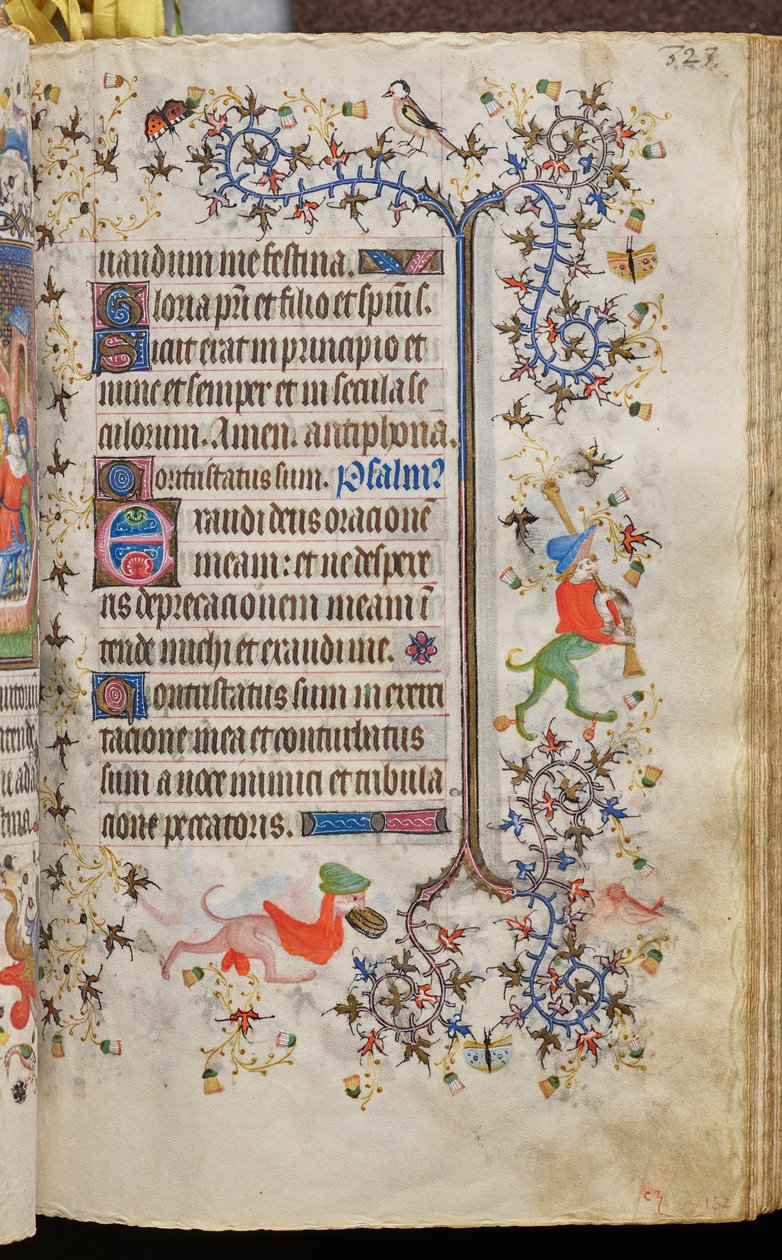 Nemes Károly, navarrai király (1361-1425) órái: fol. 162r, Szöveg alkotó: Master of the Brussels Initials and Associates